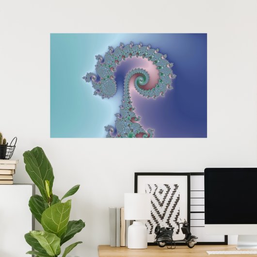 Scepter - Poster Fractal (Bureau à domicile)