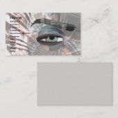 Sceye - Buitenaards oog Visitekaartje (Voorkant / Achterkant)