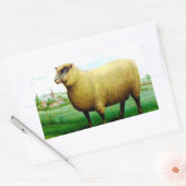  schaafschilderij rechthoekige sticker (Envelop)
