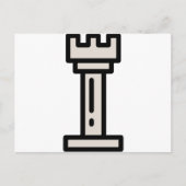 schaak briefkaart (Voorkant)