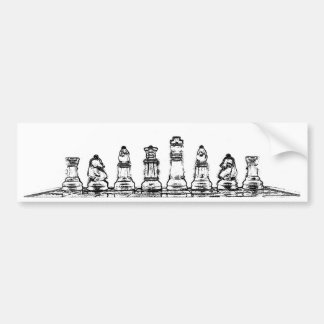 Schaak Bumpersticker