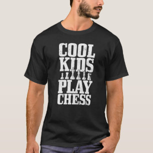 Schaak Cool Kinder schaak Master Club schaakspeler T-shirt