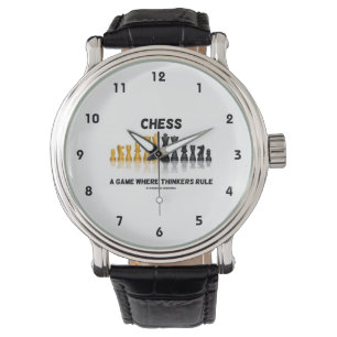 Schaak een spel waar de Dinkers regel (Schaakset) Horloge
