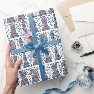 Schaak Inpakpapier, Schaakbord Cadeaupapier