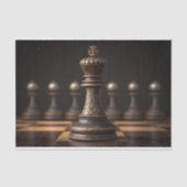 Schaak Koning Decoupage Tissuepapier (Voorkant)