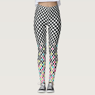 Schaak naadloos patroon leggings