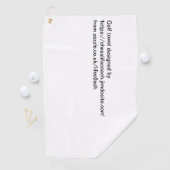 schaak- of golfhanddoek (Insitu)