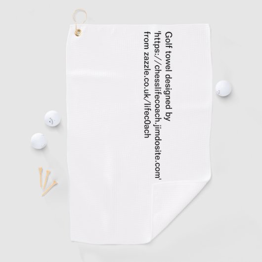 schaak- of golfhanddoek (Insitu)