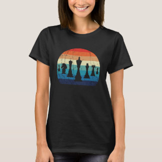 schaakartikelen vernieuwend zonneschijnontwerp t-shirt