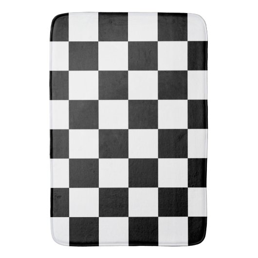 schaakbord badmat (Voorkant Verticaal)