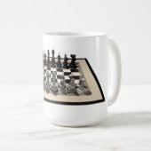 Schaakbord en schaafstukken: koffiemok (Voorkant rechts)