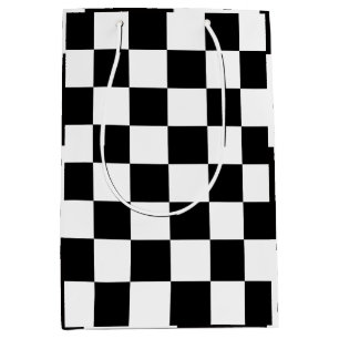 Schaakbord Home vloerkleed van klassieke elegantie Medium Cadeauzakje