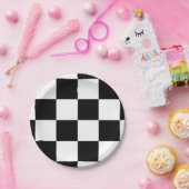 schaakbord papieren bordje (Feest)