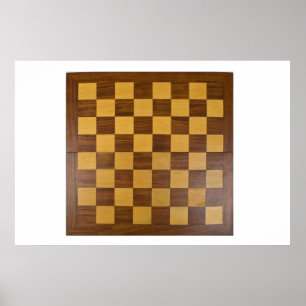 schaakbord poster