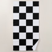 schaakbord strandlaken (Voorkant)