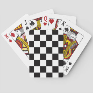 Schaakbord Thuis Vloerkleed van de Klassieke Elega Pokerkaarten