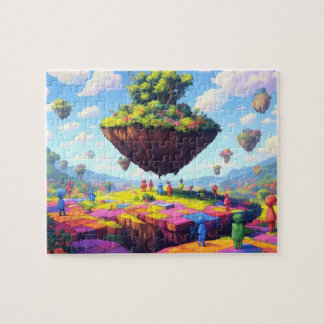 Schaakbord Wereld, 8x10 inch, 110-delig legpuzzel