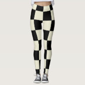 Schaakbordlening Leggings (Voorkant)