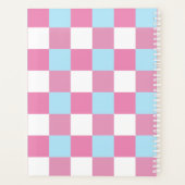 Schaakbordpatroon planner (Achterkant)
