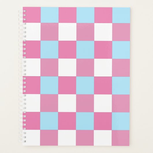 Schaakbordpatroon planner (Voorkant)