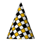 Schaakbordstijl Feesthoedjes (Links)