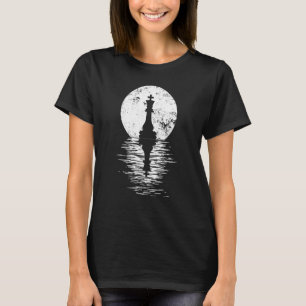 Schaakclub Spel Koning Koningin Paard schaakstukke T-shirt