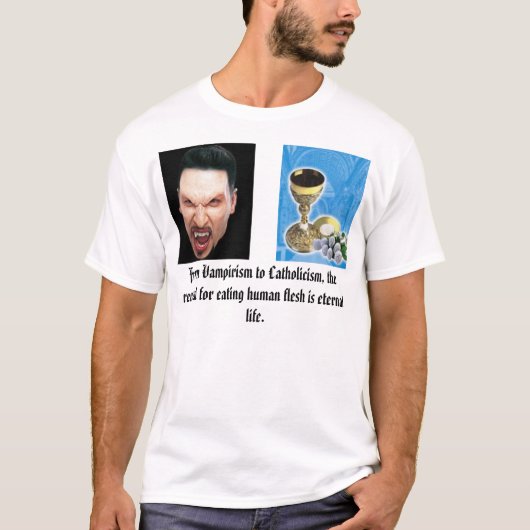 schaakgastheer, vampier, uit Vampiris... T-shirt (Voorkant)