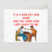 schaakgrap briefkaart (Voorkant)