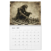Schaakkalender 2024 kalender (Mar 2027)