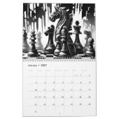 Schaakkalender 2024 kalender (Jan 2027)