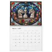 Schaakkalender 2024 kalender (Feb 2027)