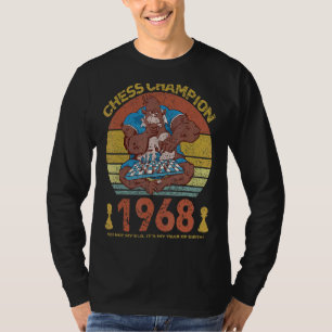 Schaakkampioen 1968 Niet mijn elo Het is mijn jaar T-shirt