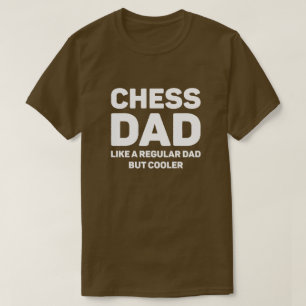 Schaakliefhebber Grappig Cool Schaak Papa T-shirt