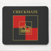 schaakmat citaat schaken kroon rood goud zwart