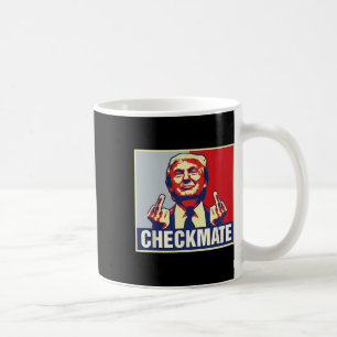 Schaakmat Grappig Trump 2024 Presidentiële campagn Koffiemok