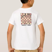 Schaakpartner in 1 puzzel #4 t-shirt (Achterkant)