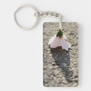 Schaakpion bloem sleutelhanger