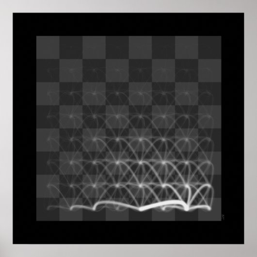 Schaakpuntenritten (White King) Poster (Voorkant)