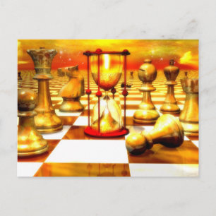 Schaakserie, Schaakschilderijen, Schaakkunst Briefkaart