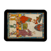 Schaakspel 14e eeuw Codex Manesse Magneet (Horizontaal)