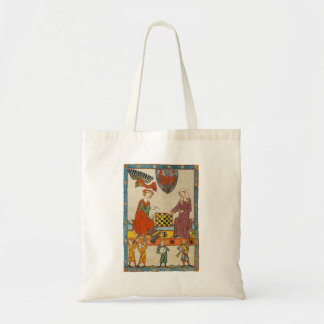Schaakspel 14e eeuw Codex Manesse Tote Bag