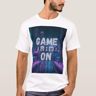 Schaakspel aan t-shirt