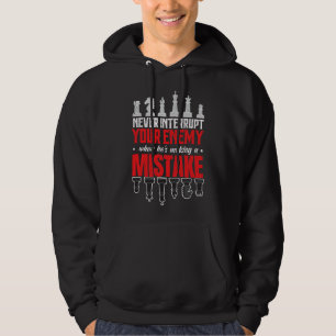 Schaakspel Nooit Onderbreken Grappige Bordspel Lie Hoodie