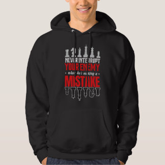Schaakspel Nooit Onderbreken Grappige Bordspel Lie Hoodie