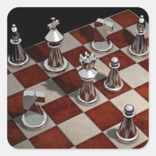 schaakspel stickers