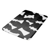 Schaakspel stukken ontwerp badmat (Gekanteld)