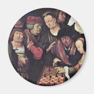 Schaakspel van Leyden Lucas van (beste kwaliteit) Magneet