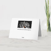 schaakspel wenskaart kaart (Achterkant)