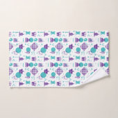 Schaakspeler stukken - Party Art Pattern Bad Handdoek (Handdoek)