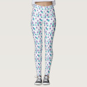 Schaakspeler stukken - Party Art Pattern Leggings (Voorkant)